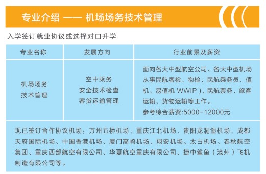 2024年重慶市萬州現代信息工程學校專業介紹6